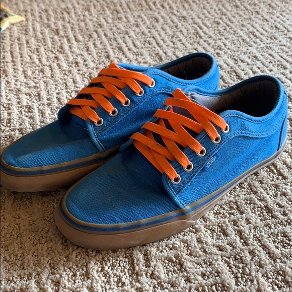 blue vans laces